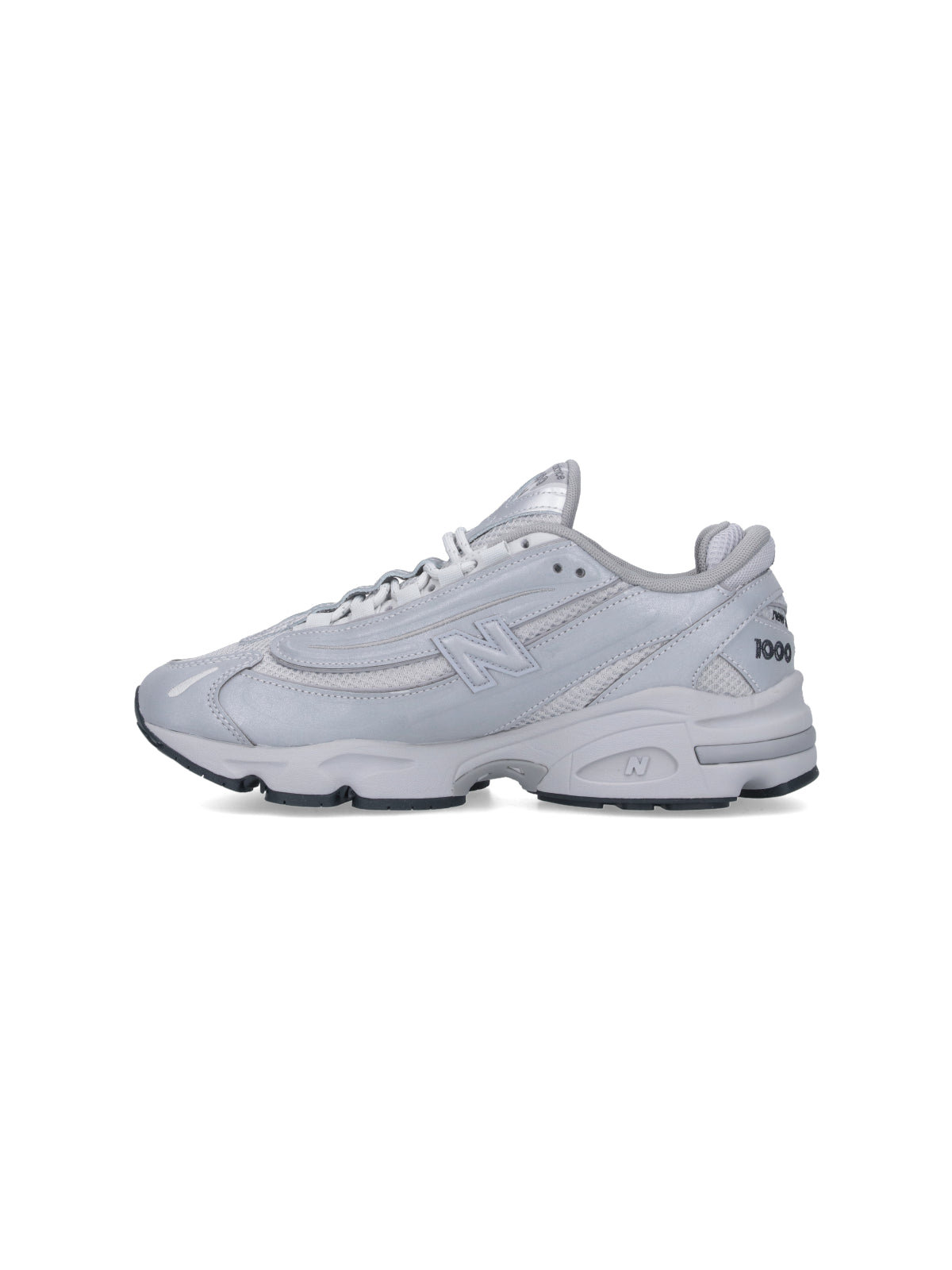 New Balance Sneakers Grey Synthetic Lthr