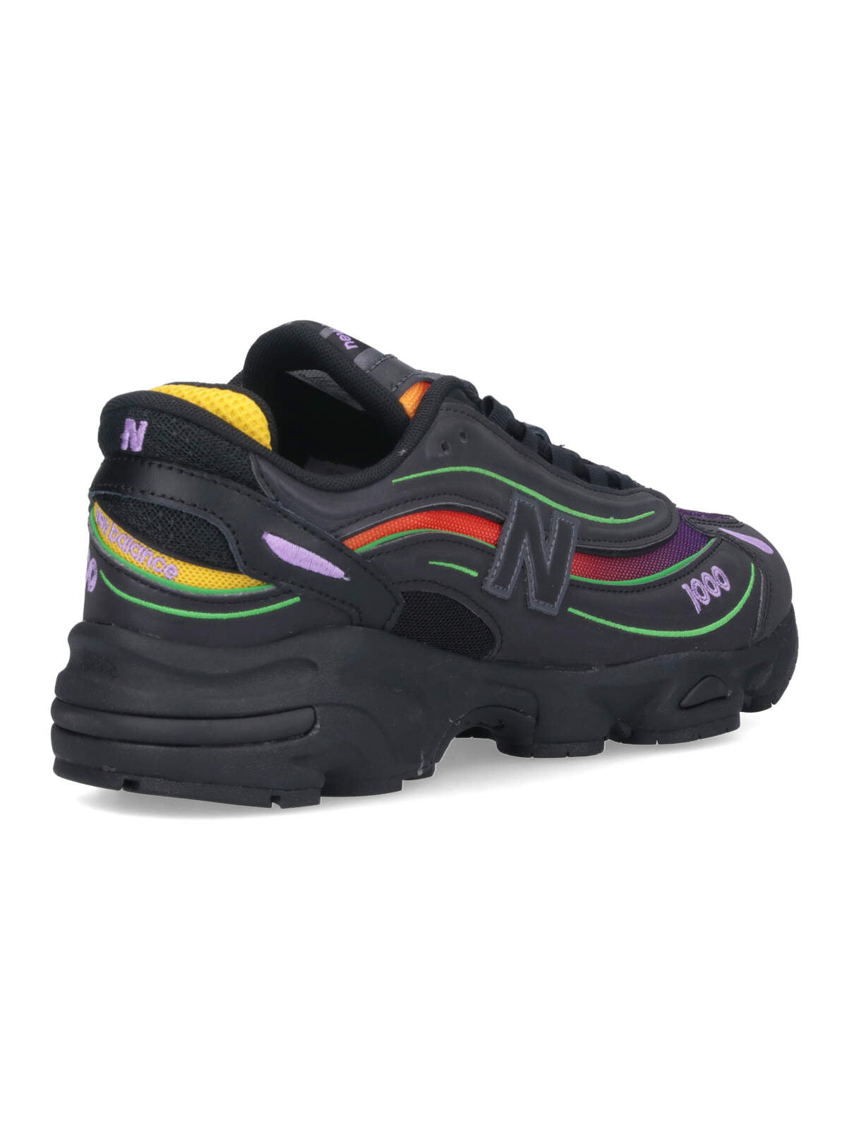 New Balance Sneakers Black Synthetic Lthr