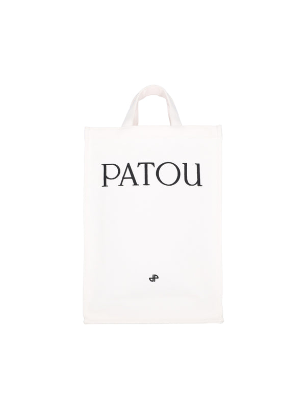 Patou 100% Organic Cotton tote bag in white