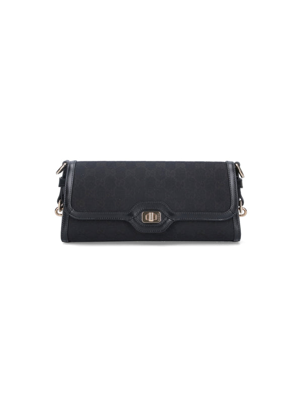 Gucci Fadac 65% Polyester shoulder bag in black