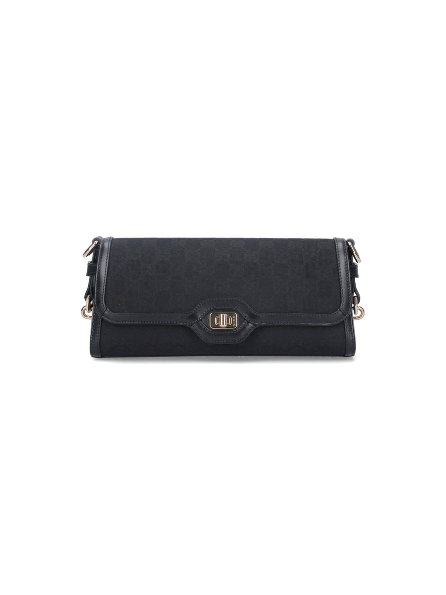 Gucci Fadac 65% Polyester shoulder bag in black