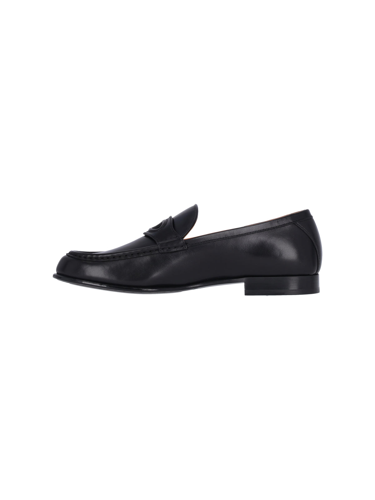 Valentino Garavani Flat shoes Black Calf Leather