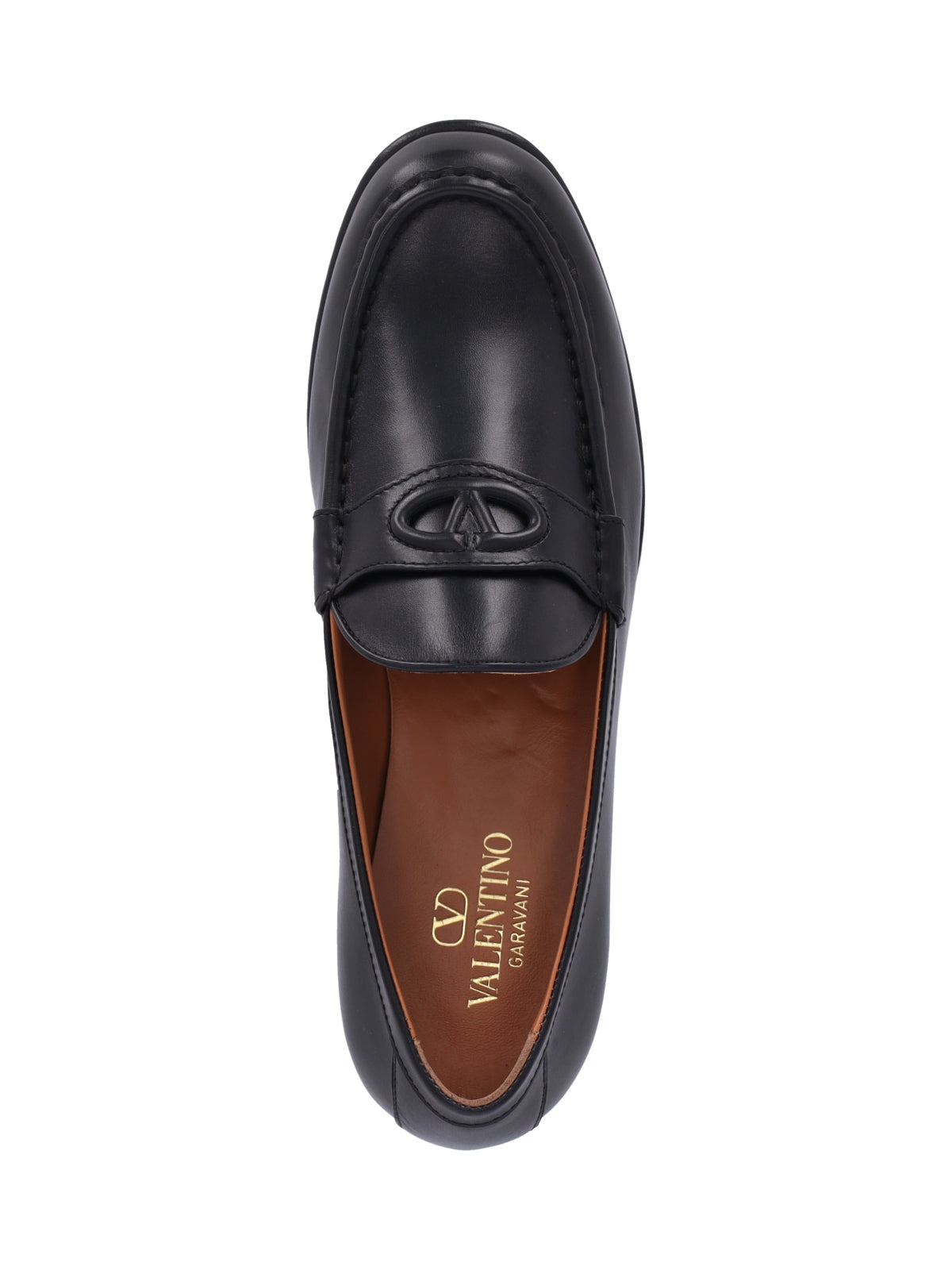 Valentino Garavani Flat shoes Black Calf Leather