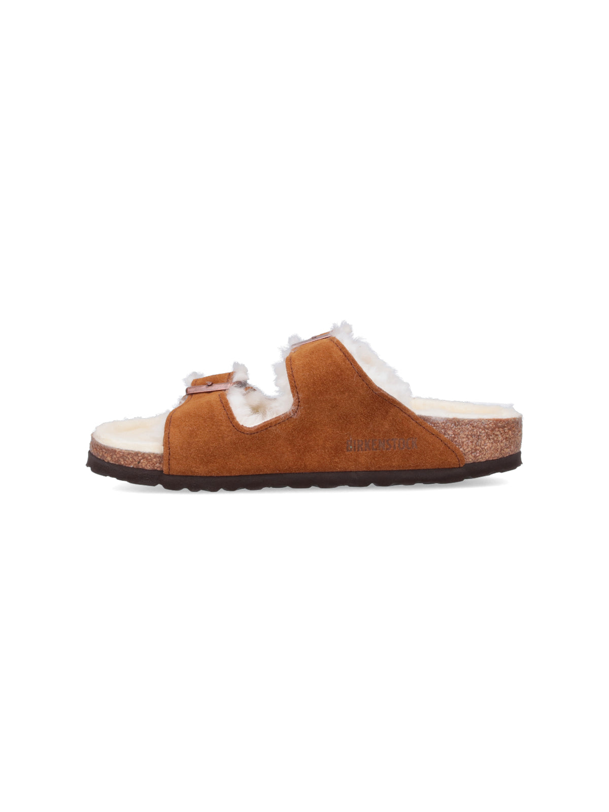 Birkenstock Sandals Brown Suede Leather