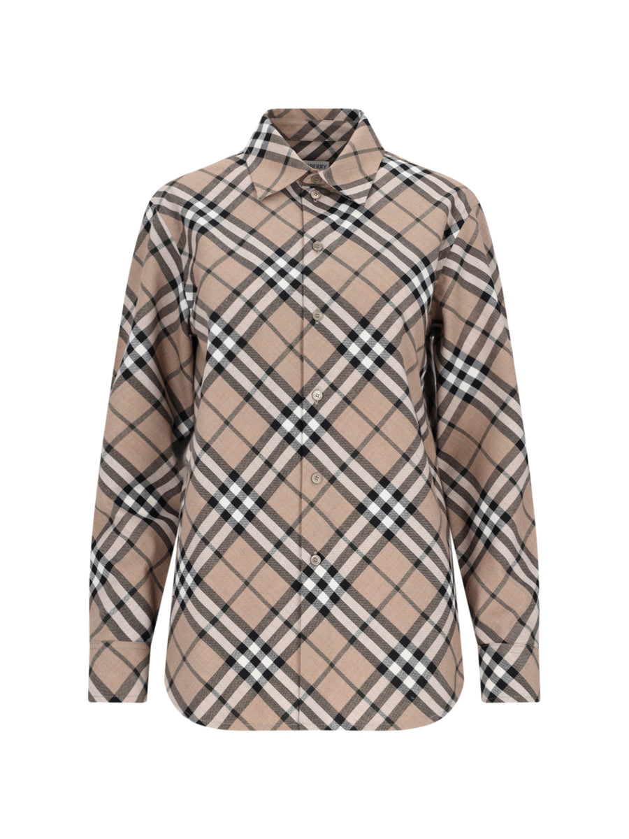 Burberry 55% Polyester shirt in beige