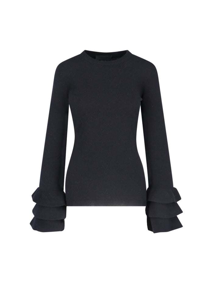 Valentino Sweaters Black Viscose