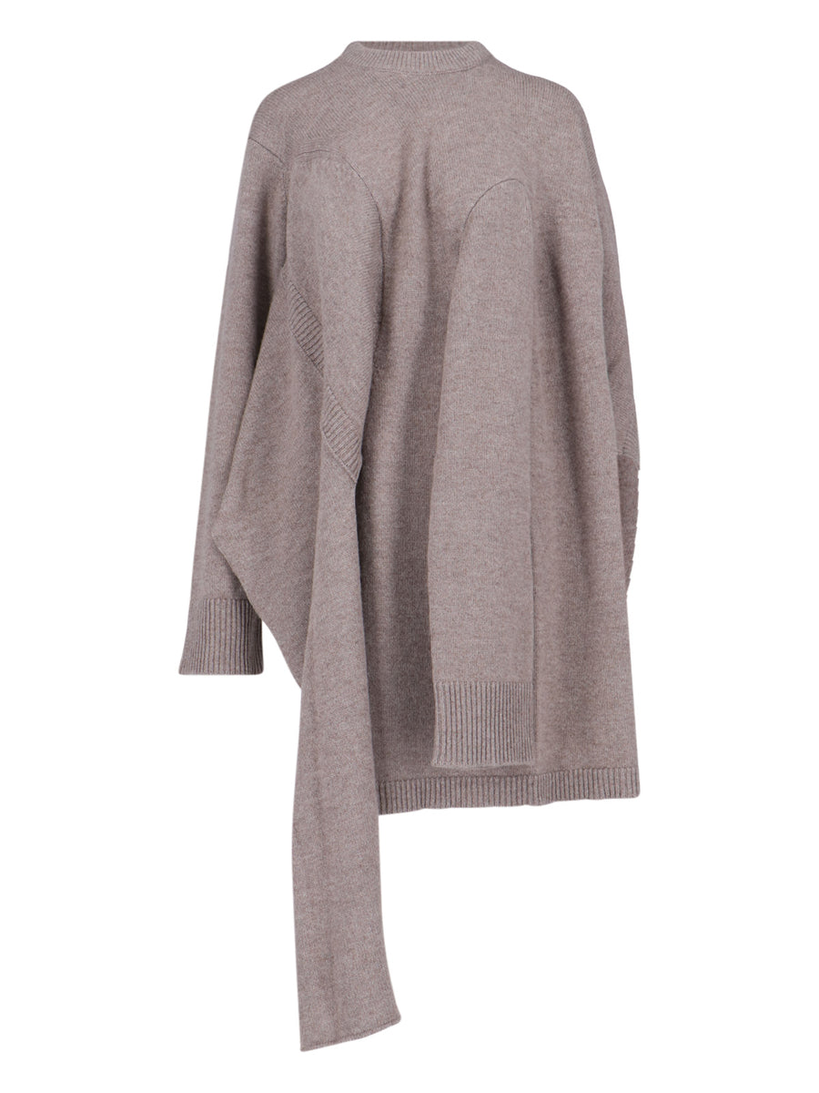 Nicolo' Pasqualetti Wcbk 90% Wool sweater in taupe