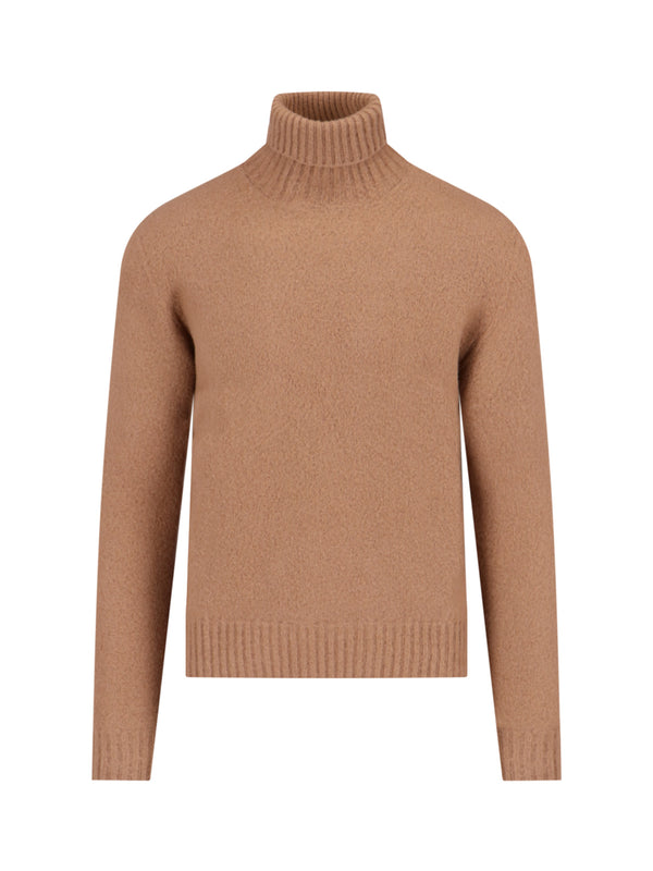 Drumohr 100% Lambswool sweater in brown