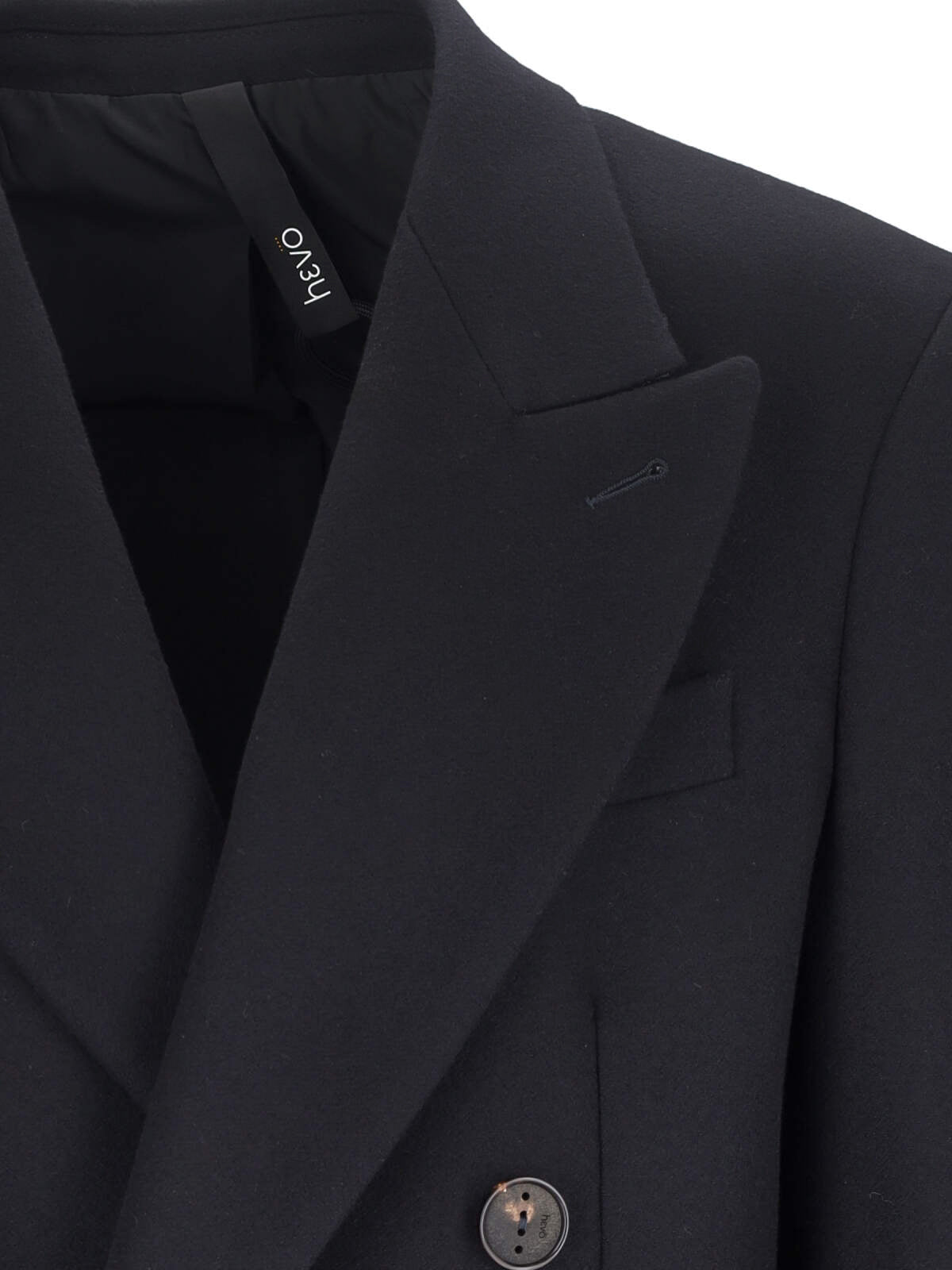 Hevò Jackets Blue Virgin Wool
