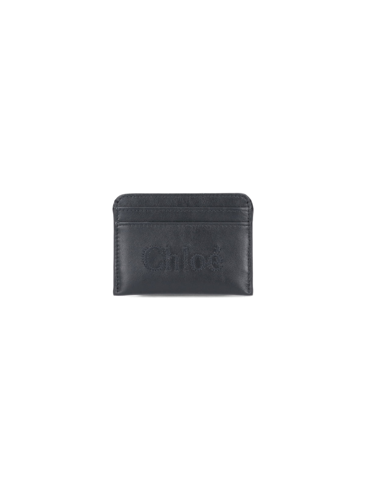 Chloè Wallets Black Main Material: Calf Leather
