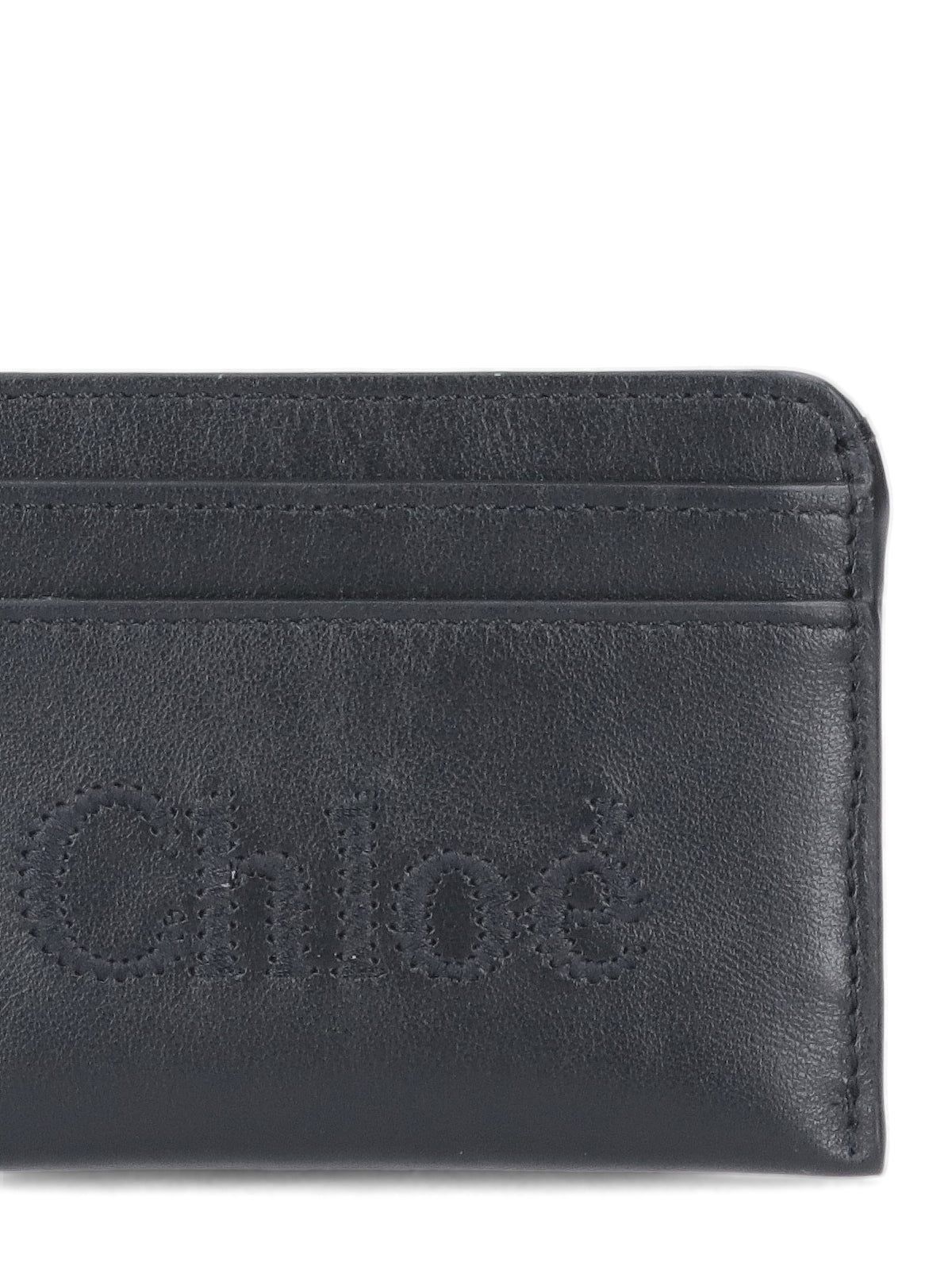 Chloè Wallets Black Main Material: Calf Leather