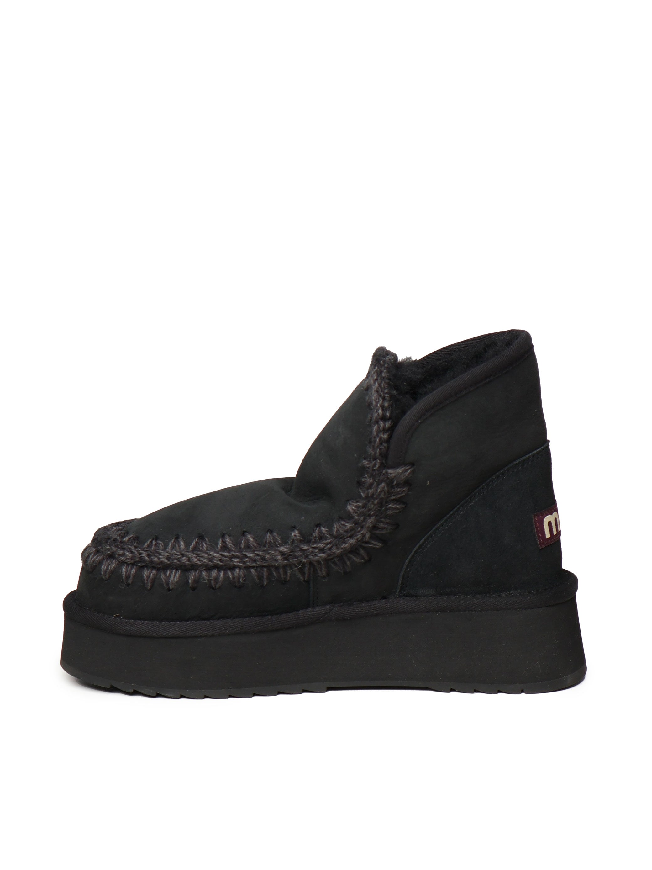 Mou Boots Black Suede