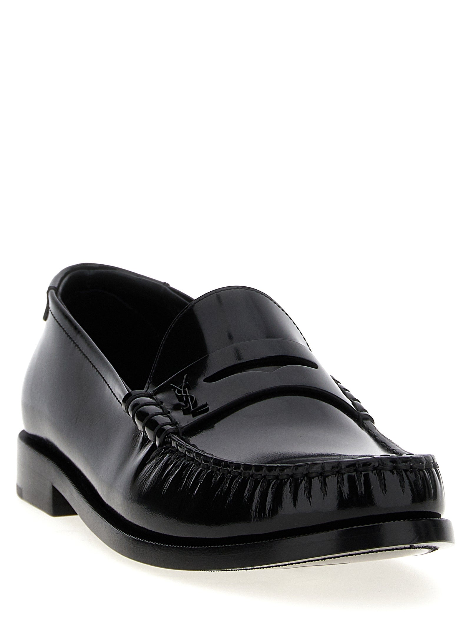 Le Loafer Loafers Black Calfskin Leather