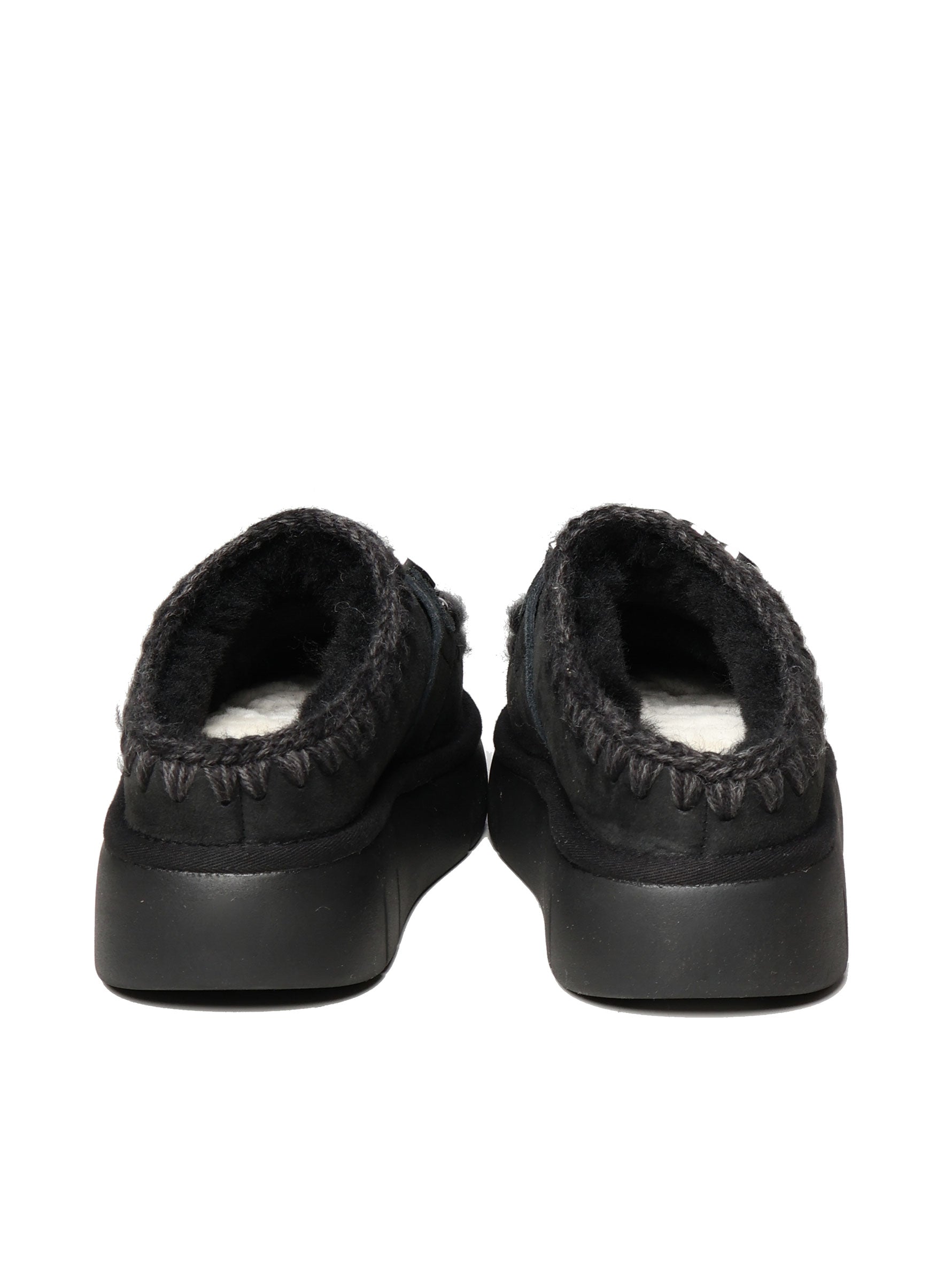 Mou Sandals Black Suede