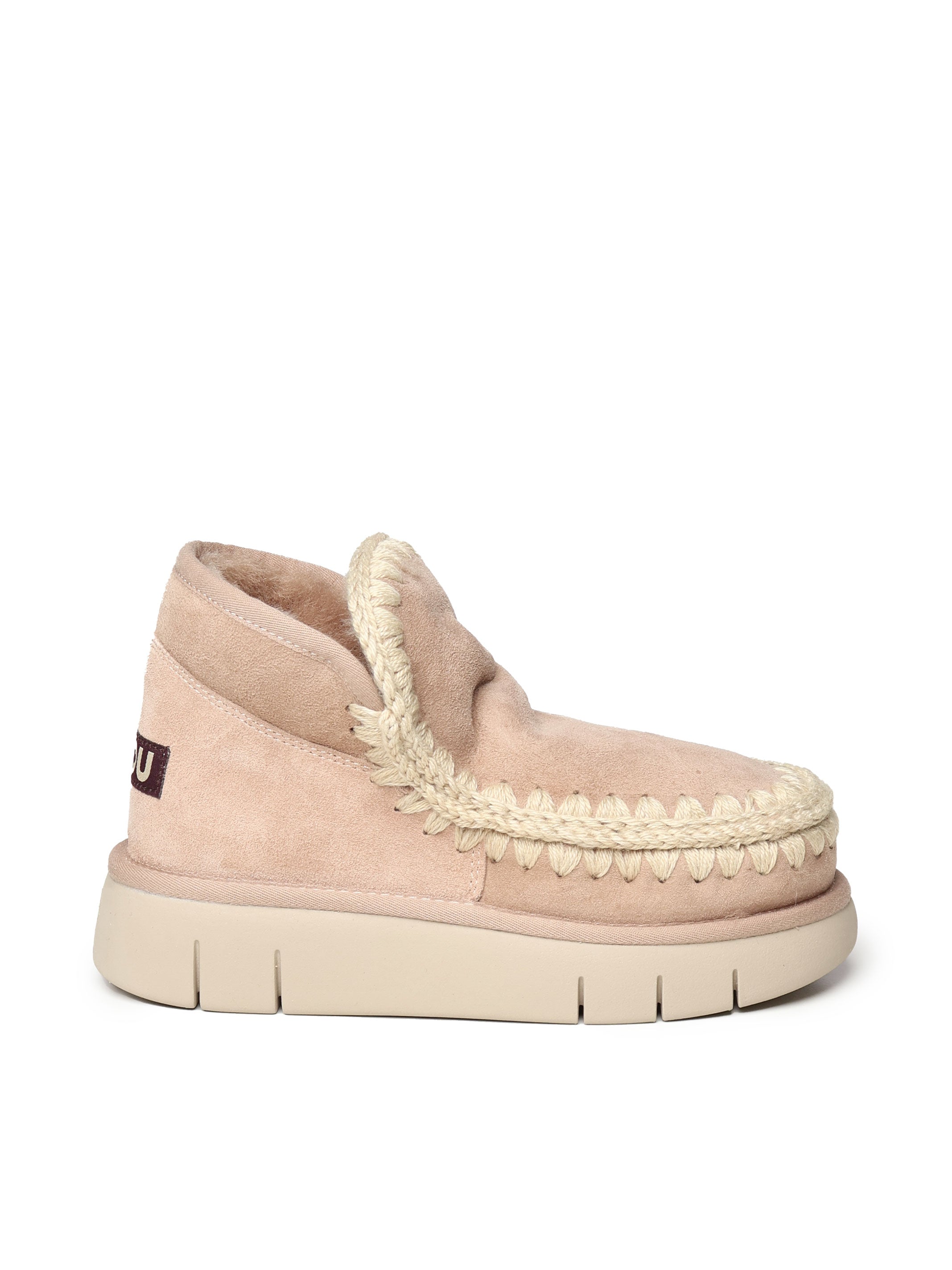 Mou Boots Beige Suede