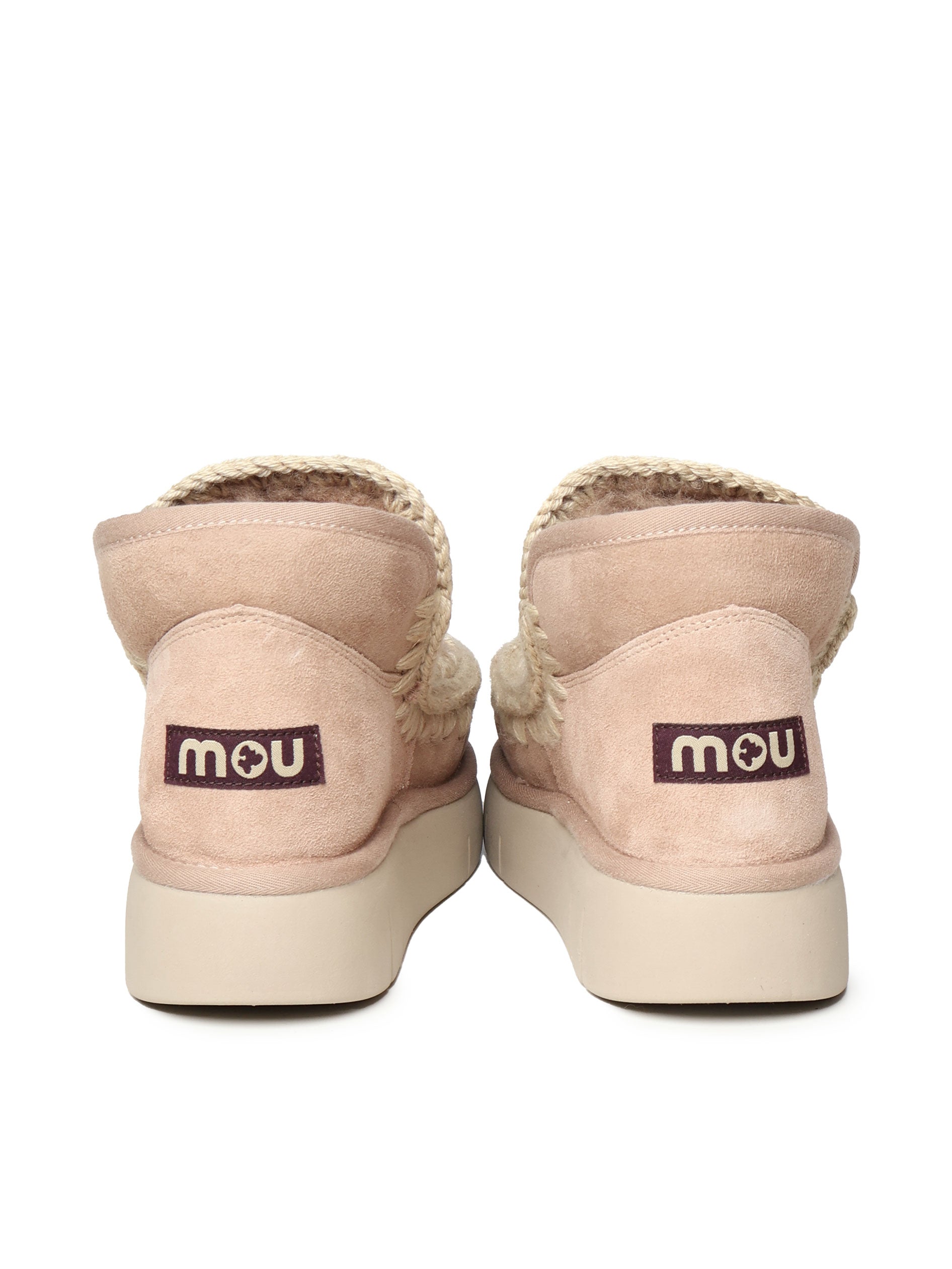 Mou Boots Beige Suede
