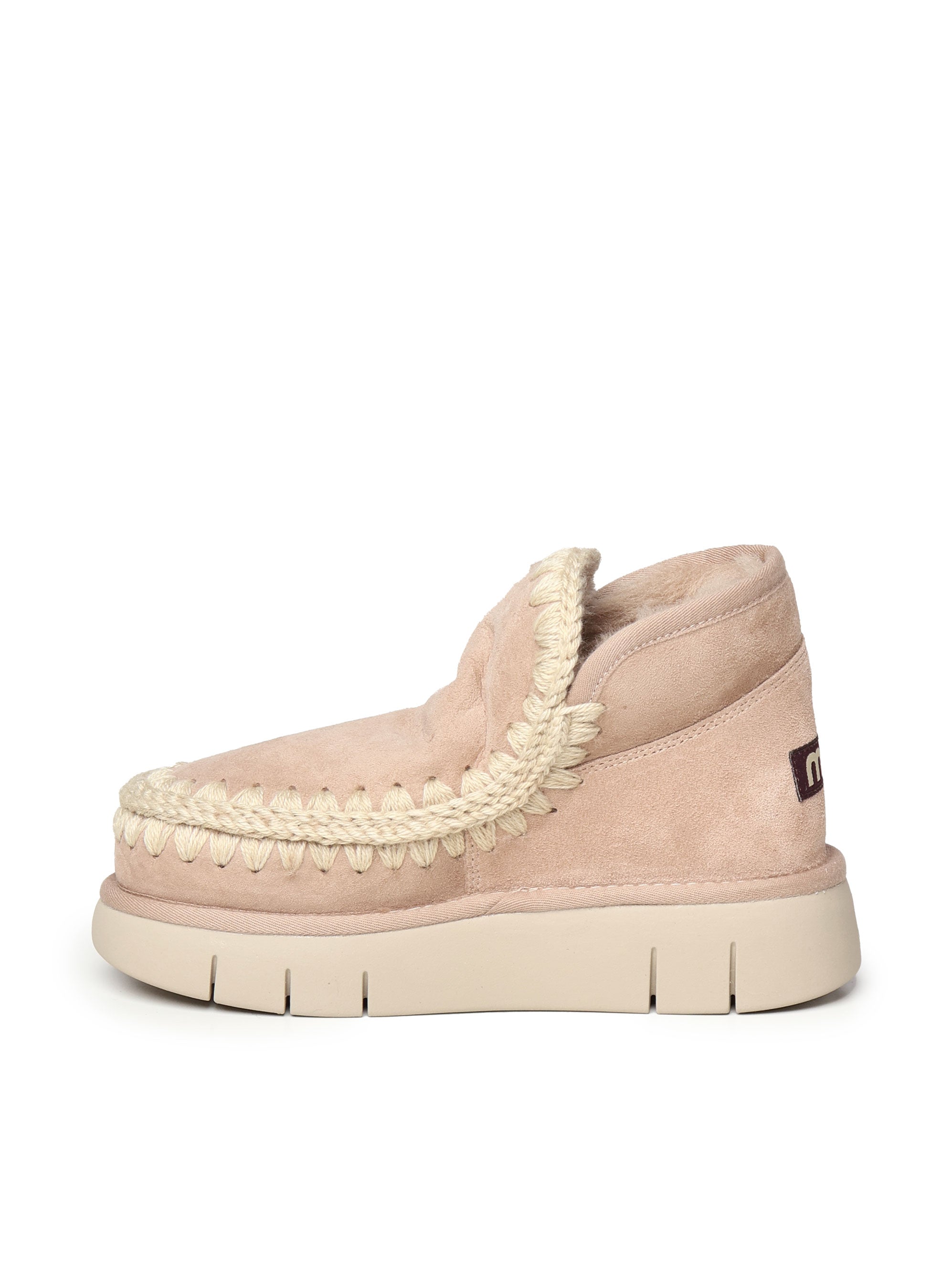 Mou Boots Beige Suede