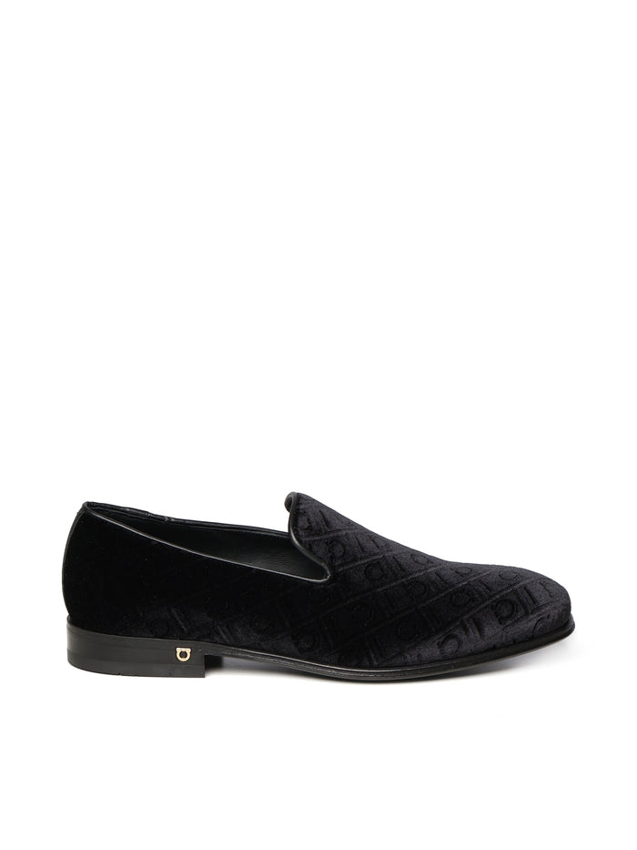 Ferragamo Flat shoes Black Calfskin Velvet
