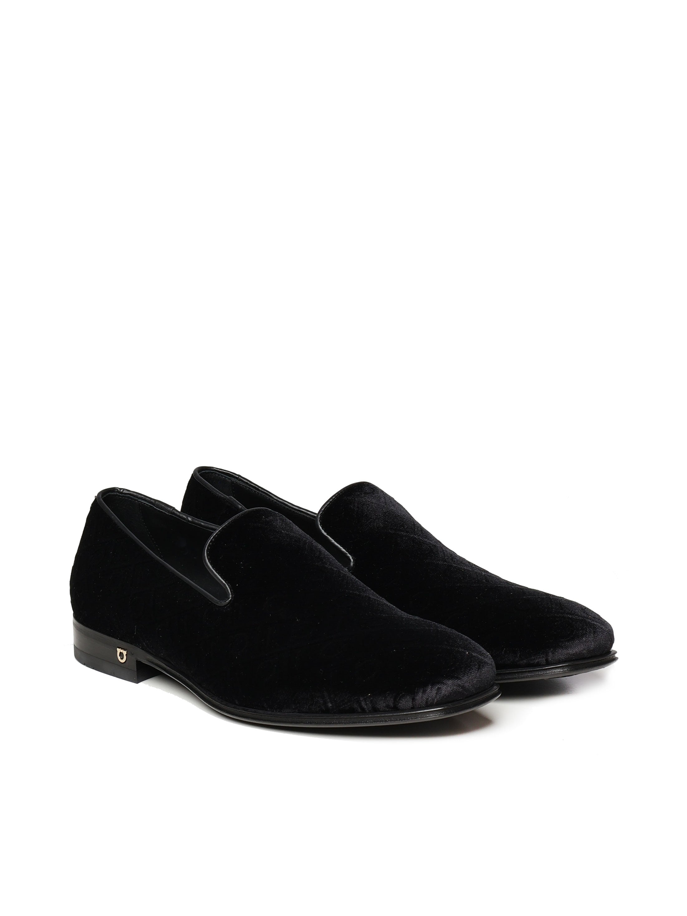Ferragamo Flat shoes Black Calfskin Velvet