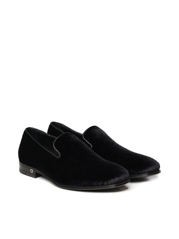 Ferragamo Flat shoes Black Calfskin Velvet