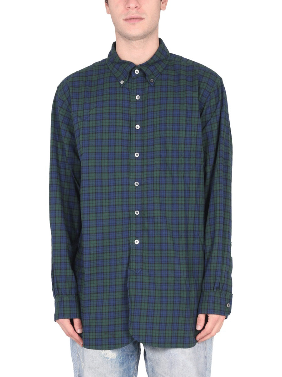 Oversize Fit Shirt Black Cotton
