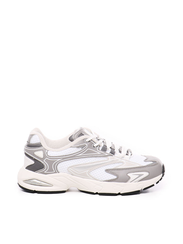 D.a.t.e. Sneakers White-grey Mesh