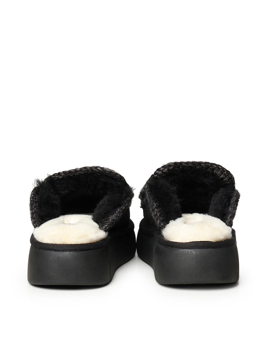 Mou Sandals Black Suede