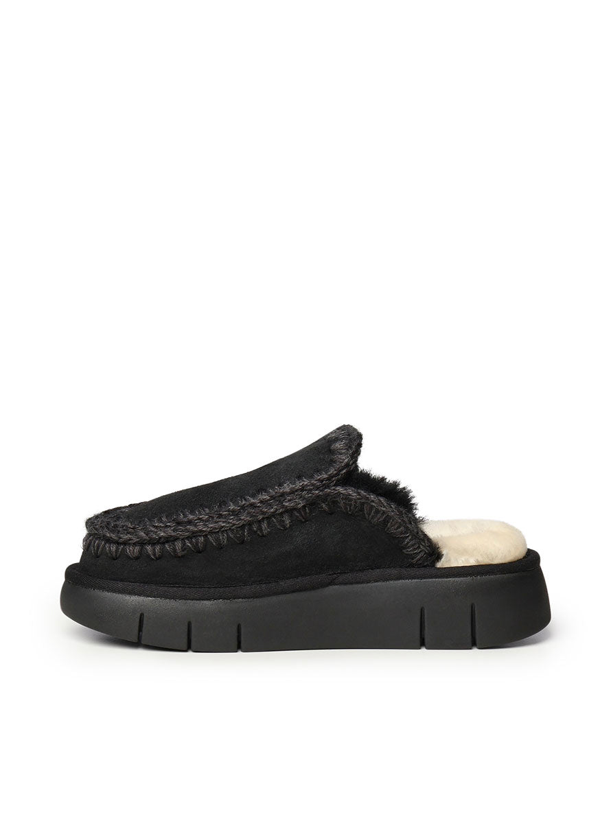 Mou Sandals Black Suede