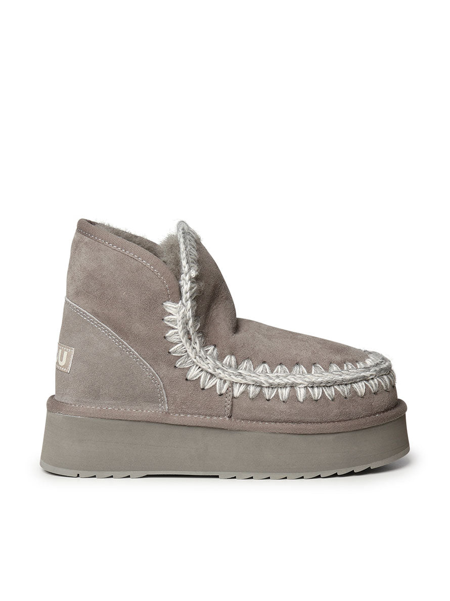 Mou Boots Grey Suede
