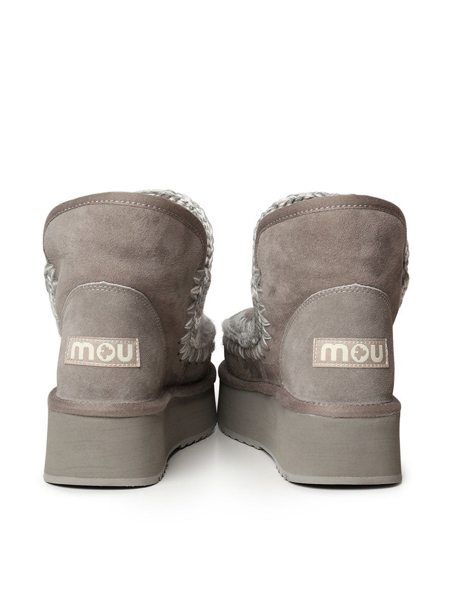 Mou Boots Grey Suede
