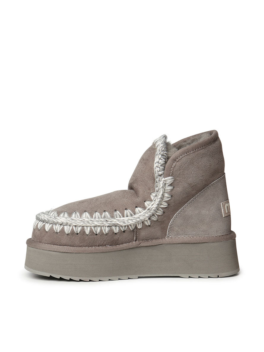 Mou Boots Grey Suede