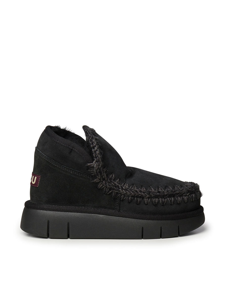 Mou Boots Black Suede