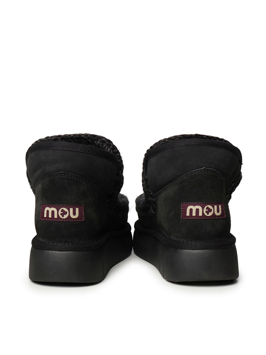 Mou Boots Black Suede