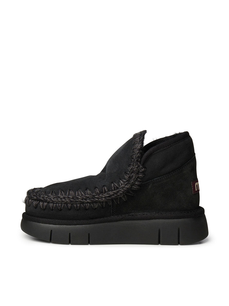 Mou Boots Black Suede