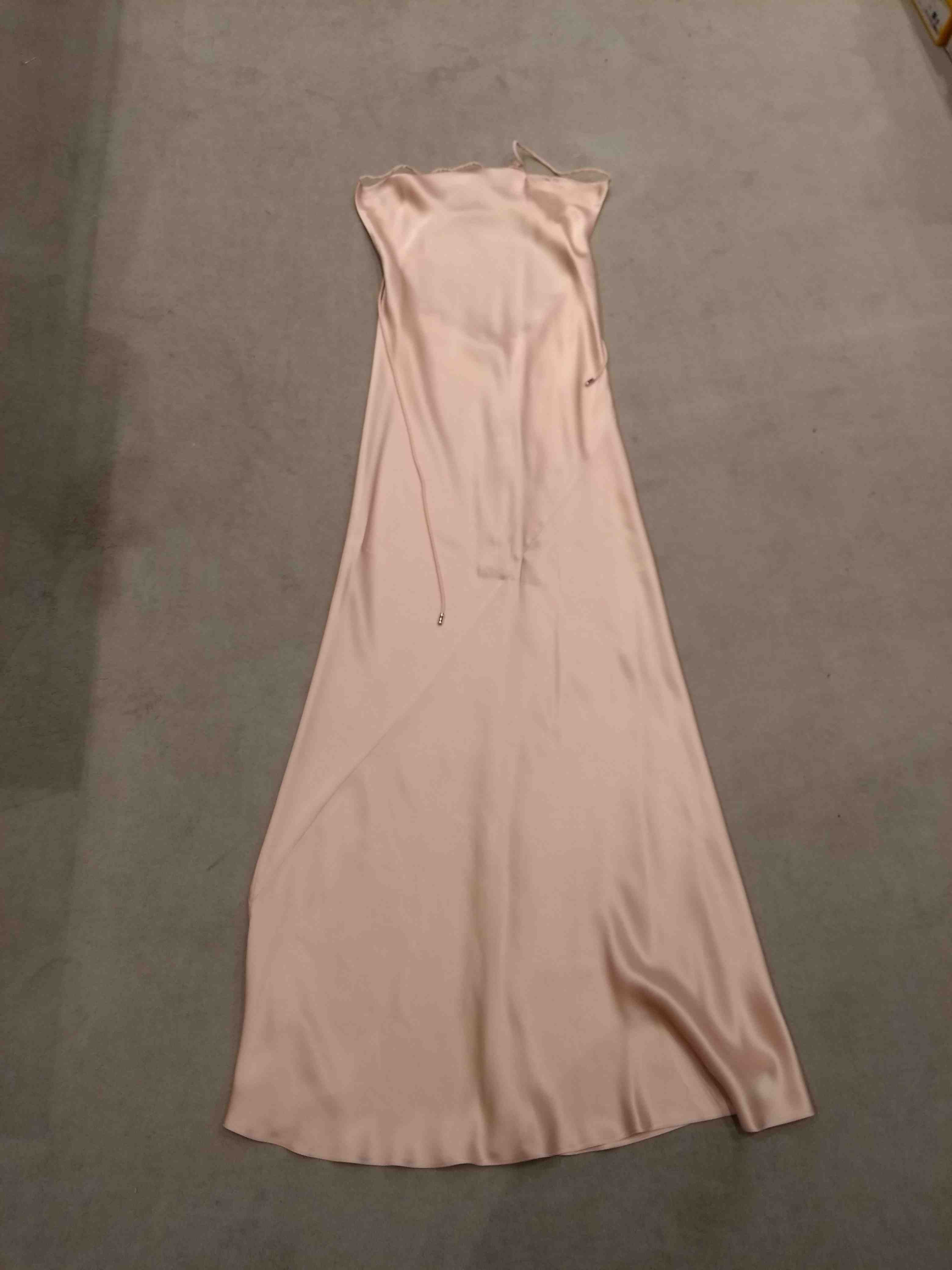 Farr Abito Satin Pink & Purple Acetate | Dress