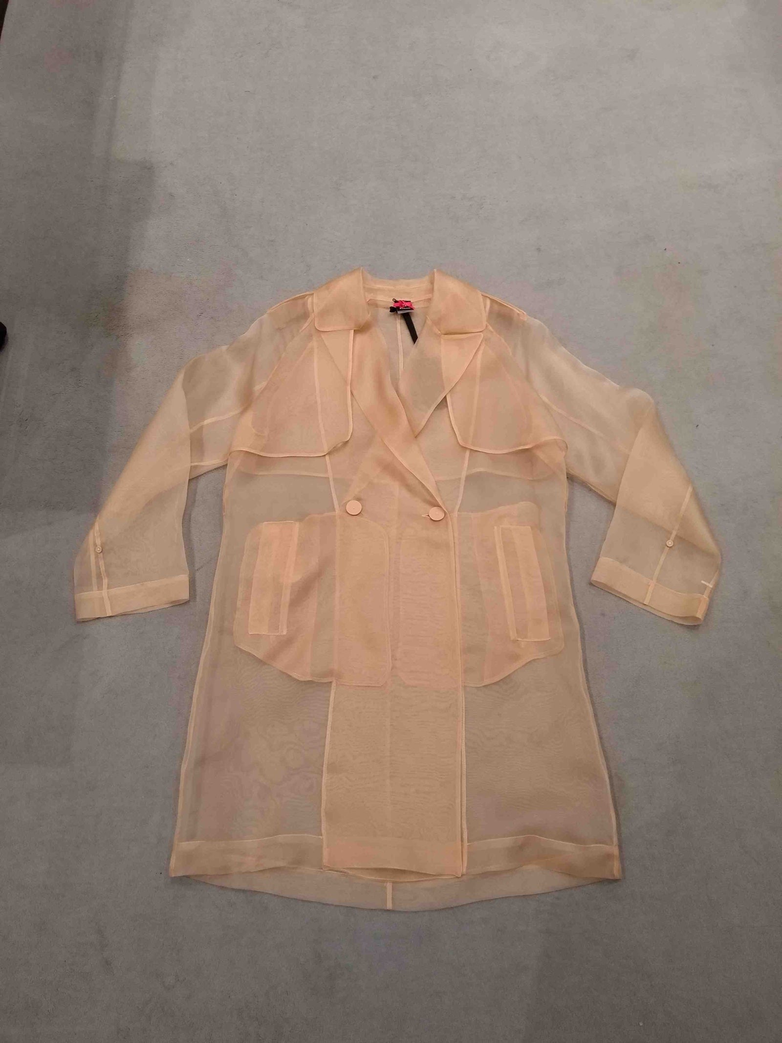 Cocco Trench Organza Seta Pink & Purple Silk | Coat