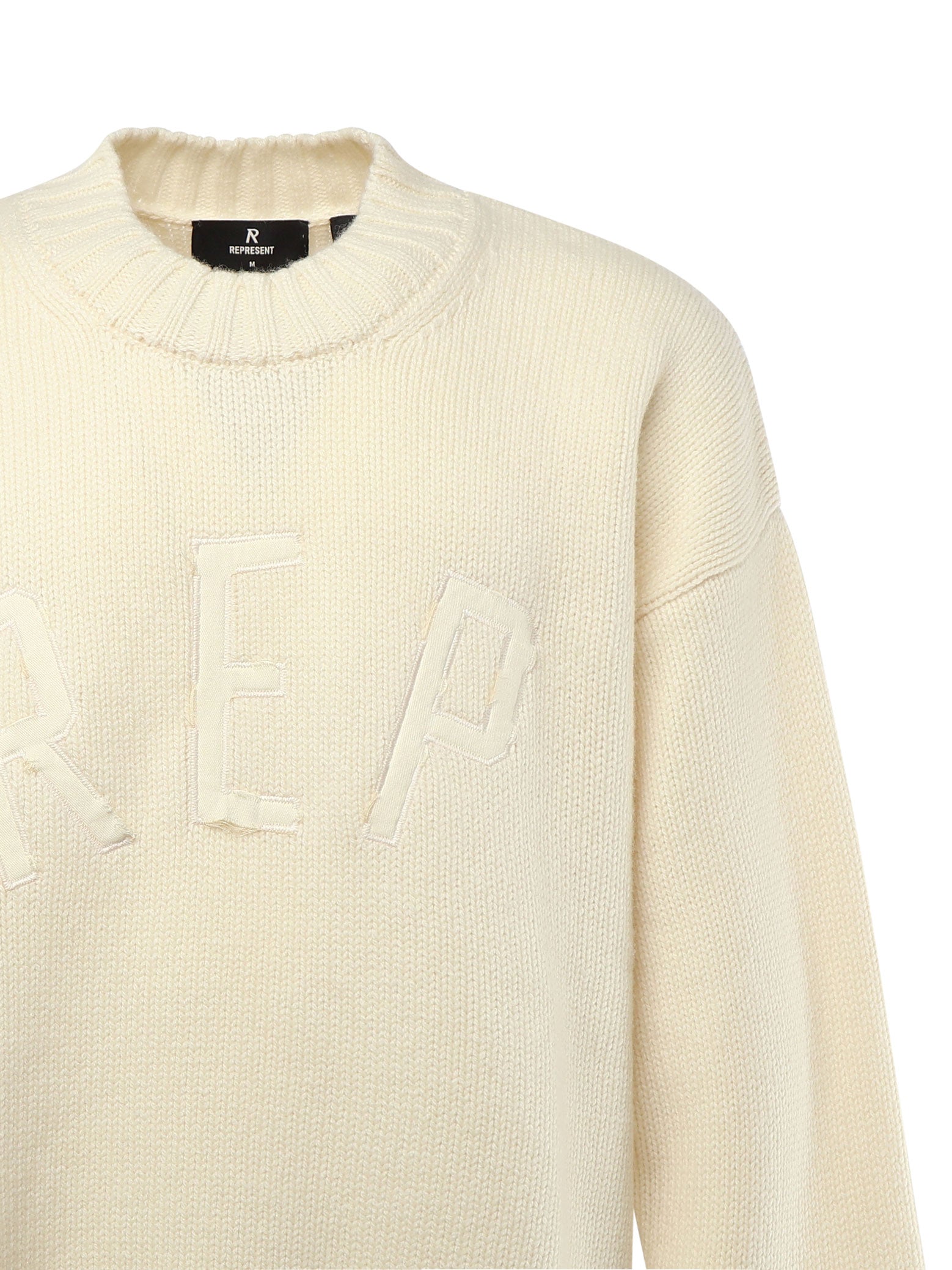 Represent Sweaters White Wool