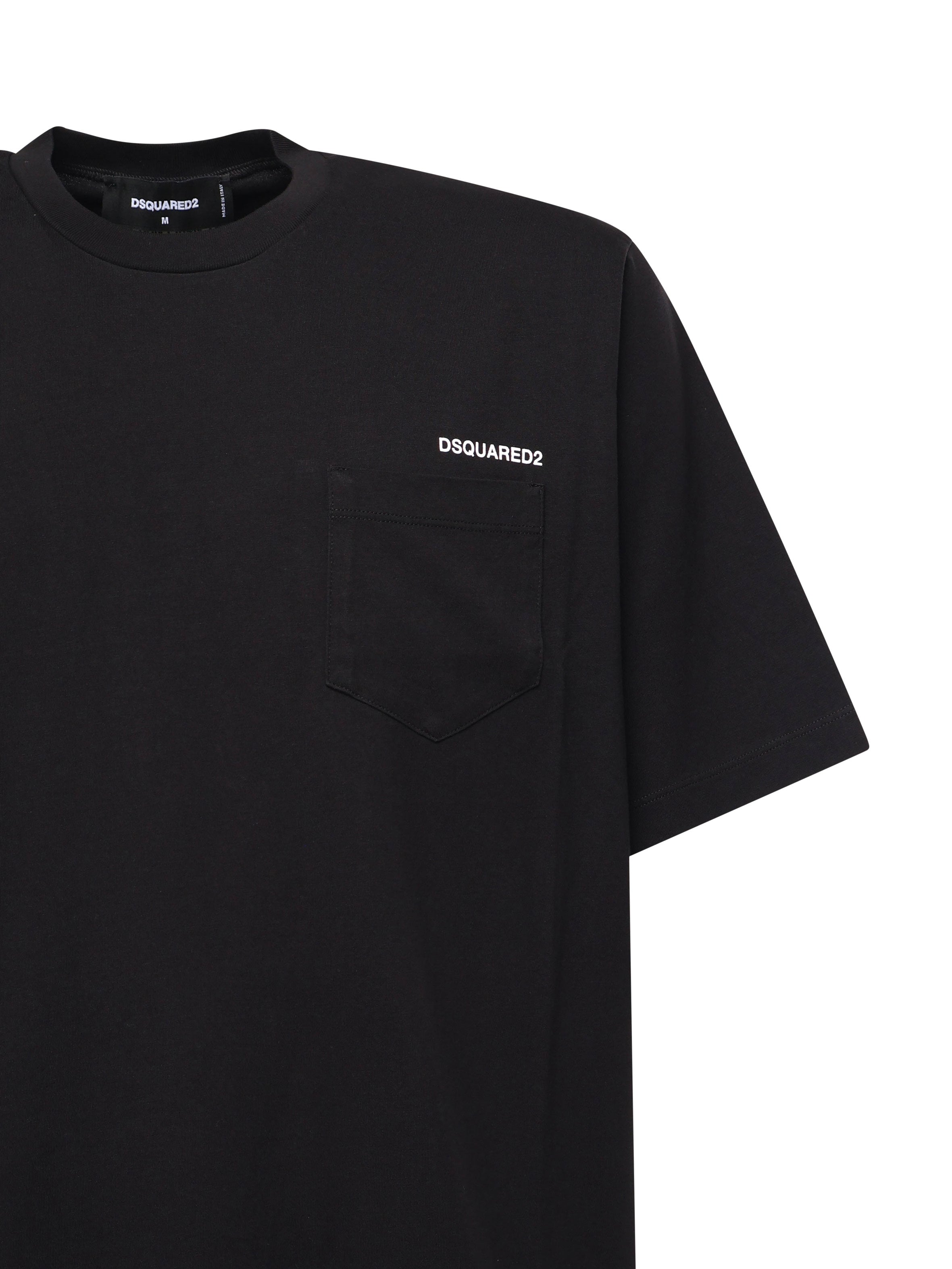 Dsquared2 T-shirts and Polos Black Cotton