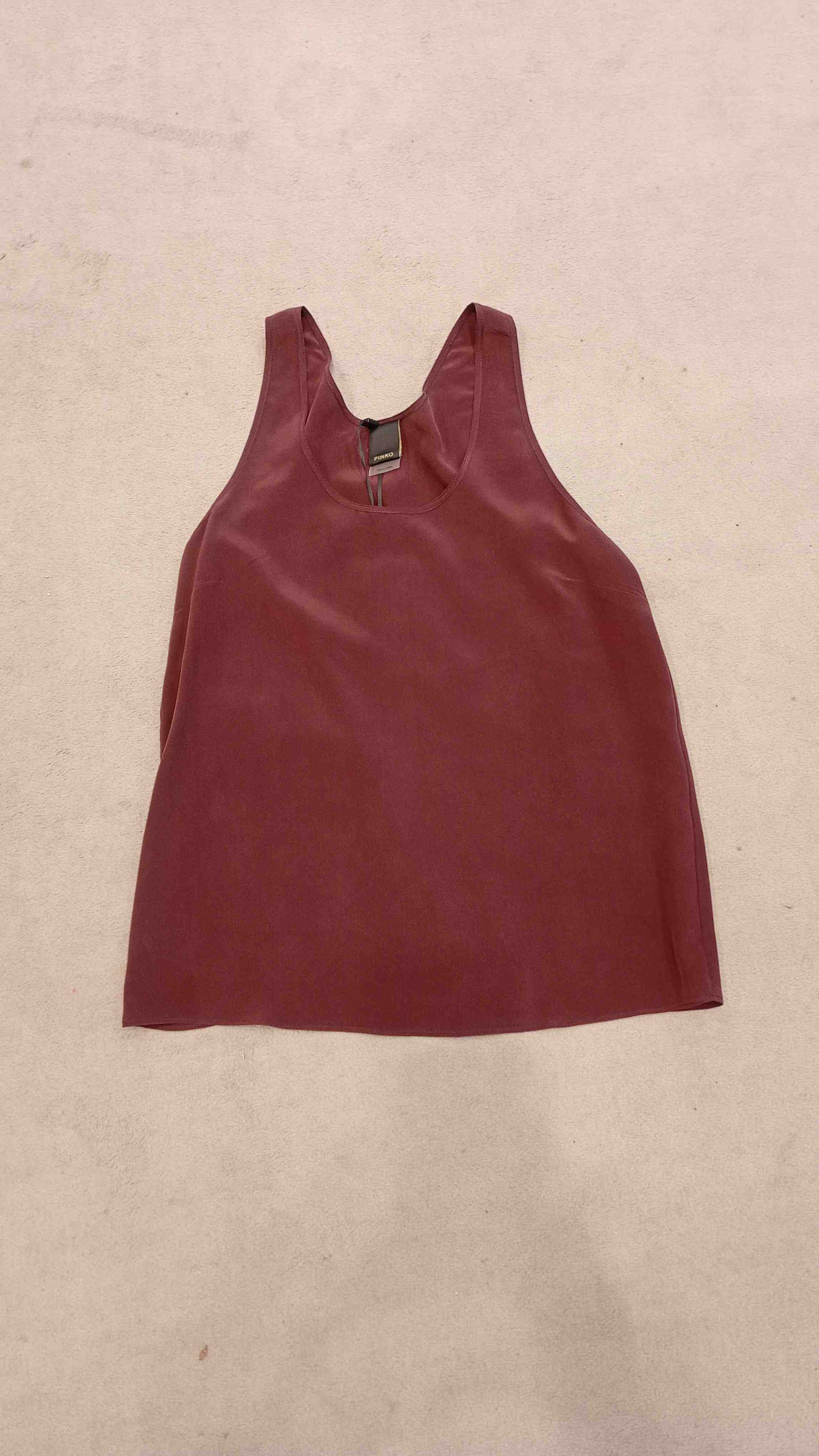 Crazy Canottiera Crepe Red Tshirt