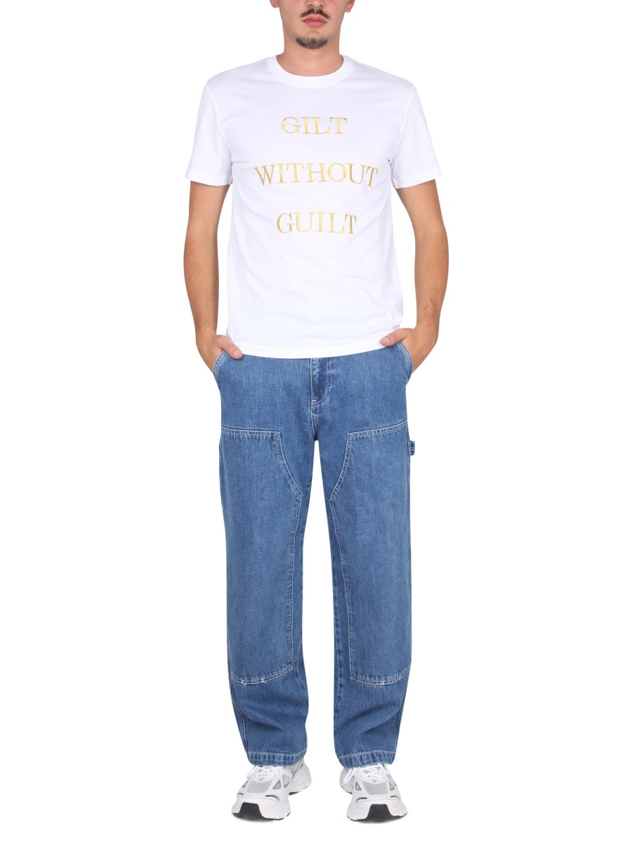Guilt Without T-Shirt White Cotton T-shirts