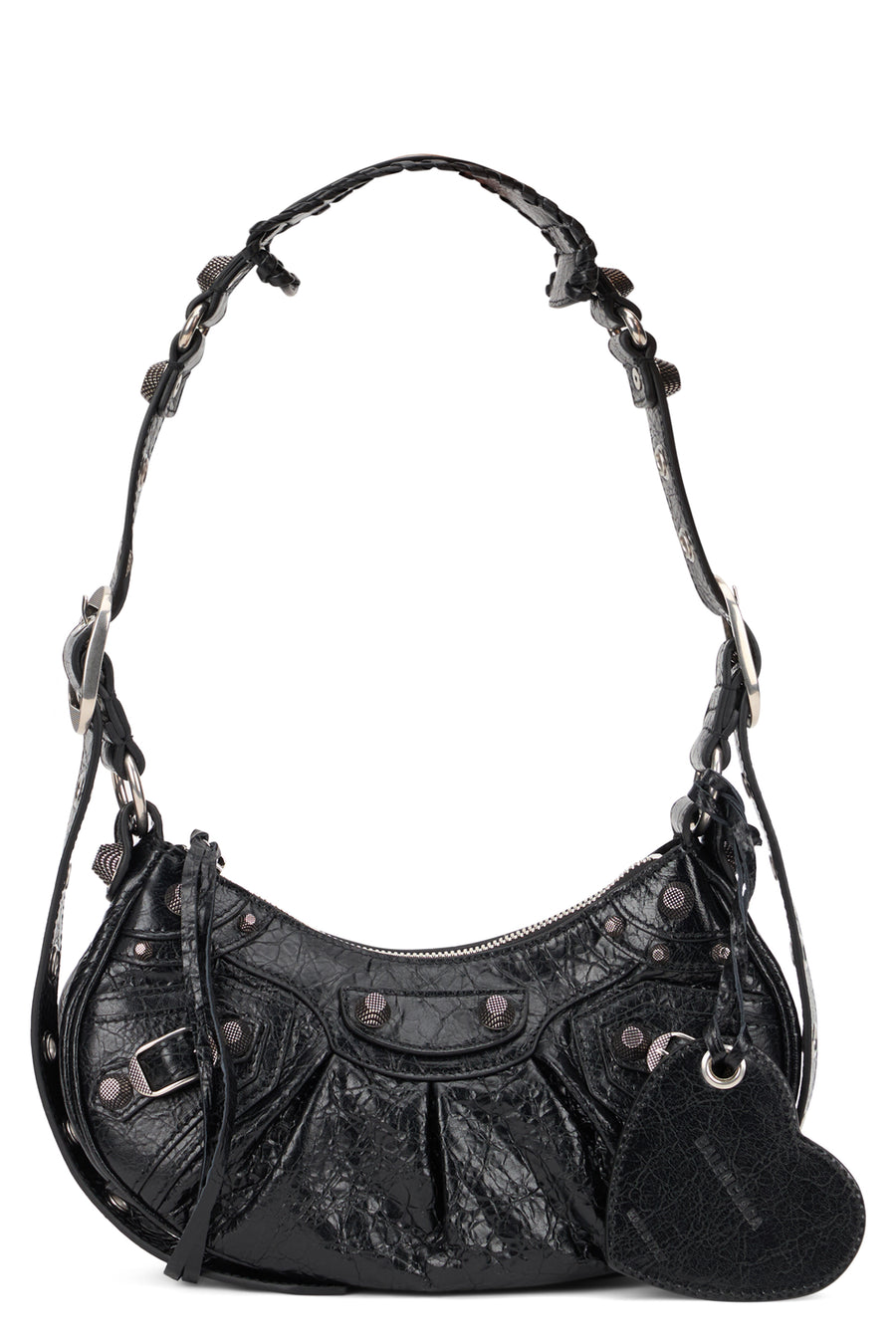 Shoulder Bag Le Cagole Black Leather