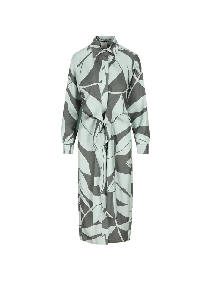 Robinia Green Silk | Dress