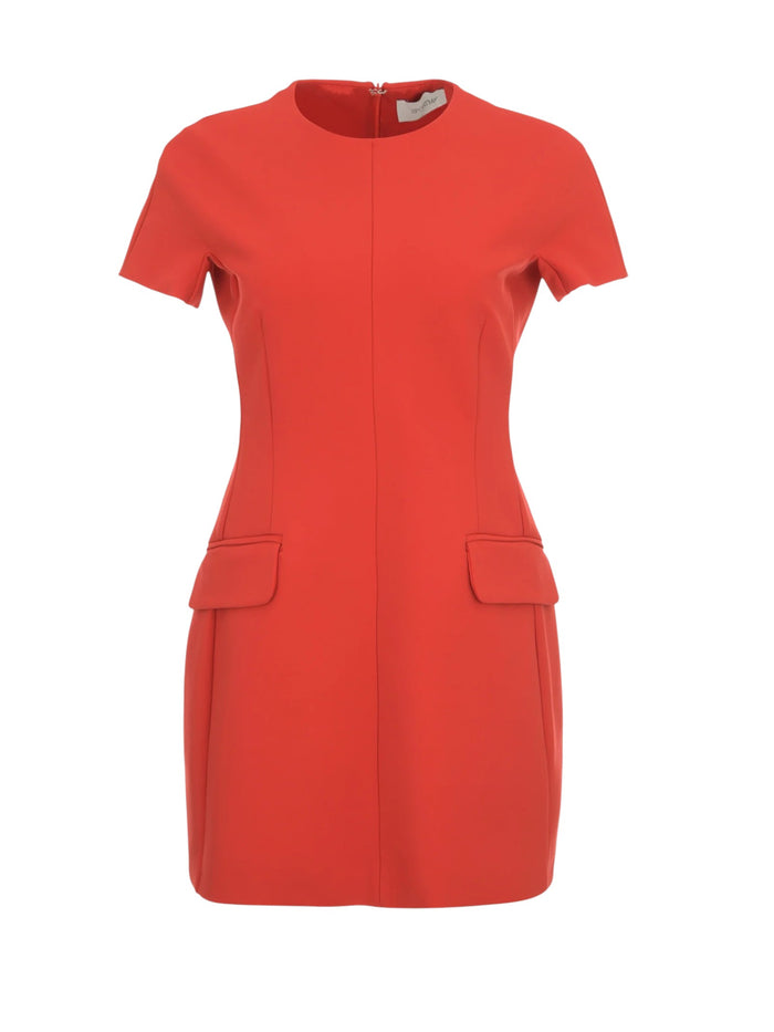Mito Red Viscose | Dress