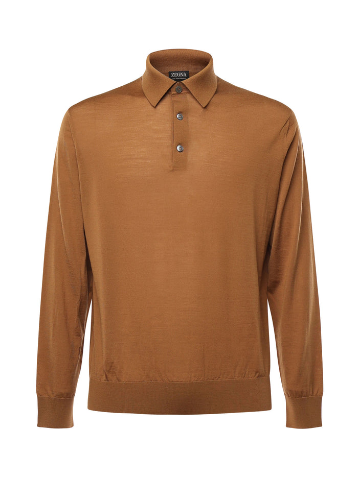 Zegna Sweaters Brown Wool