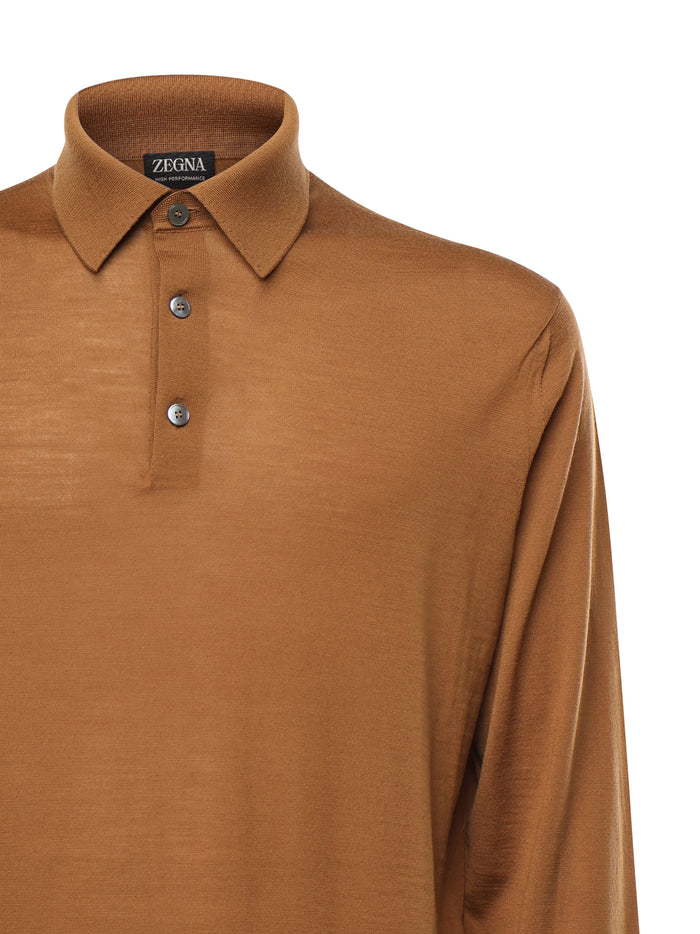 Zegna Sweaters Brown Wool