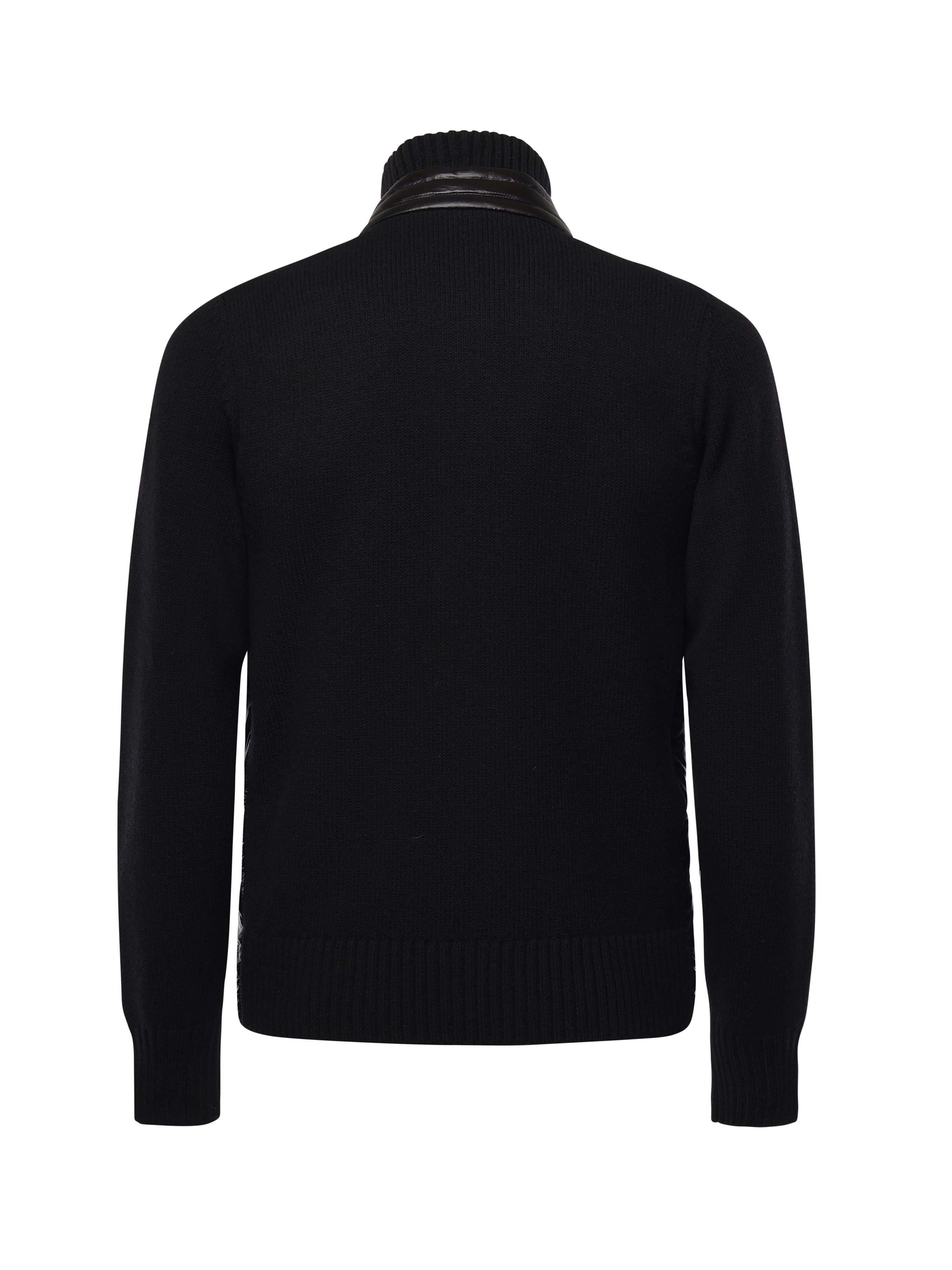 Moncler Sweaters Black Wool