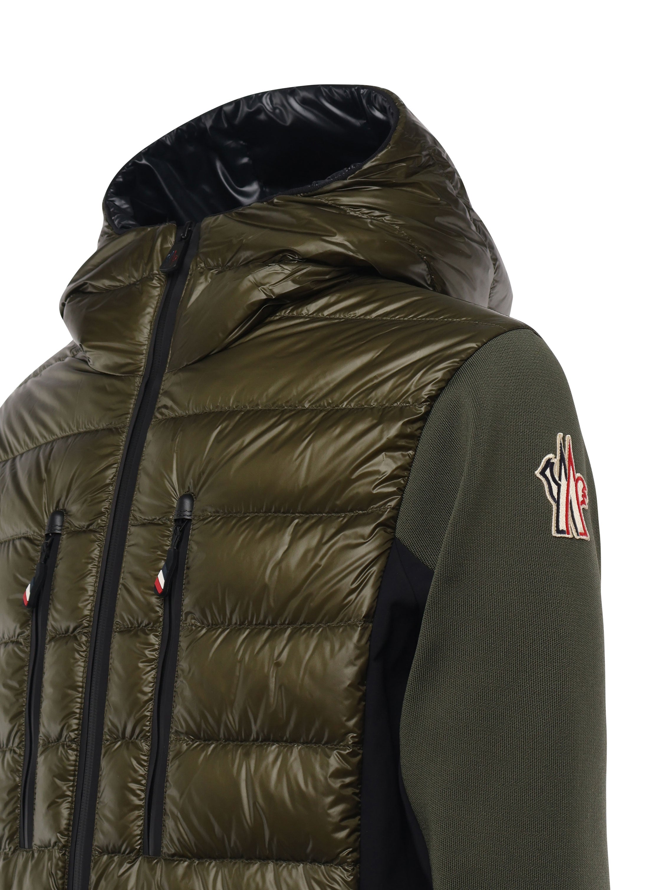 Moncler Sweaters Green Polyamide