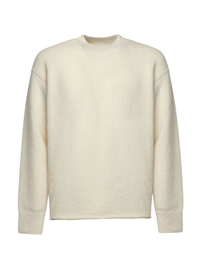 Jacquemus Sweaters Beige Alpaca