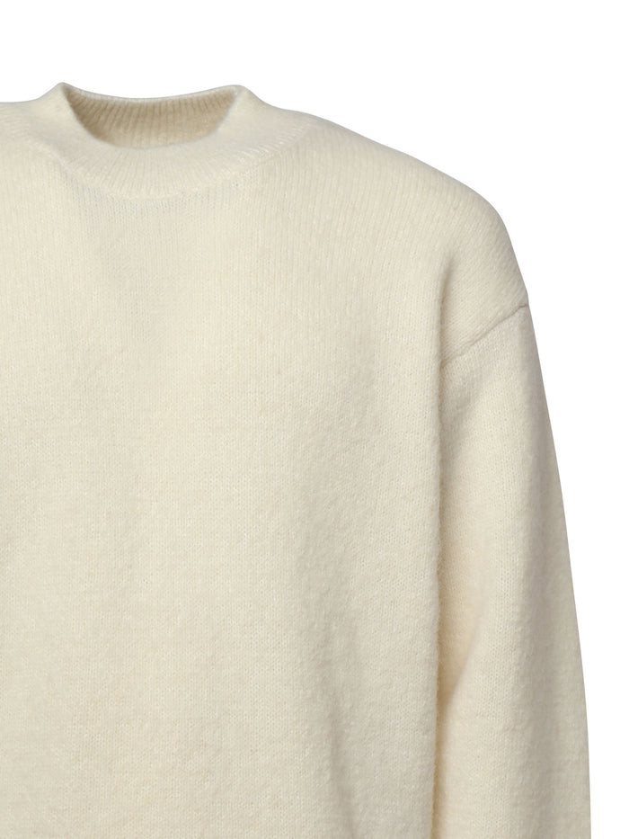 Jacquemus Sweaters Beige Alpaca