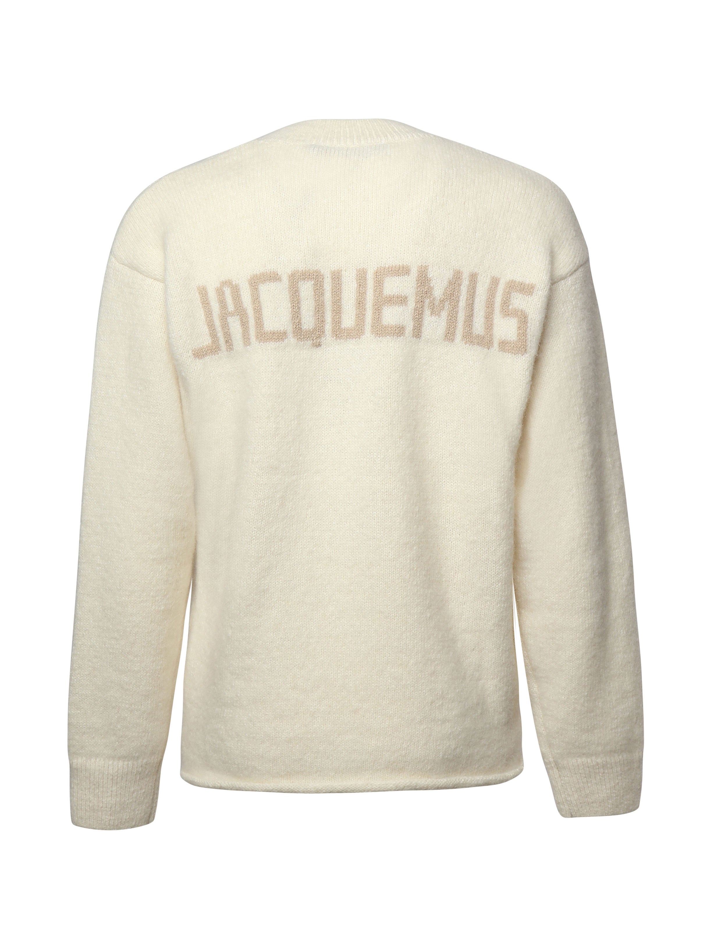 Jacquemus Sweaters Beige Alpaca